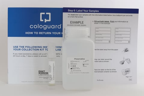 Cologuard test kit
