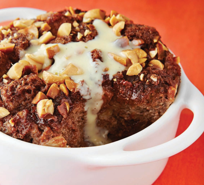 Double Chocolate-Banana Bread Pudding
