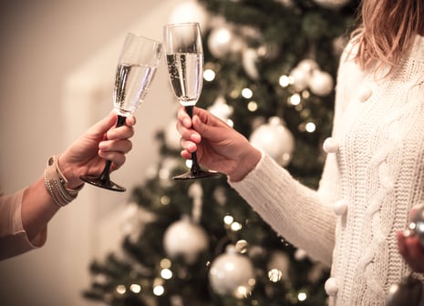 coping with loss by honoring loved ones with a holiday toast