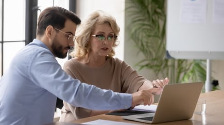 health care agent going through advanced care planning documents