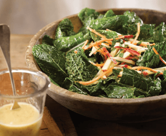 Kale, Carrot & Apple Salad