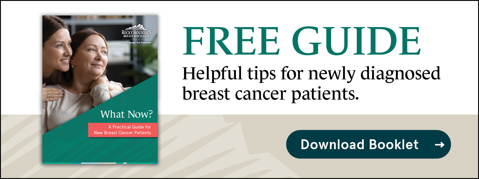 Download the free guide for newly diagnosed breast cancer patients