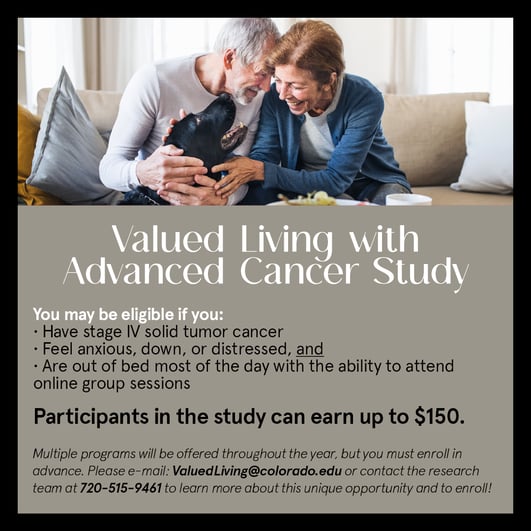 Participants in RMCC paid study get assistance with Advance Care Planning