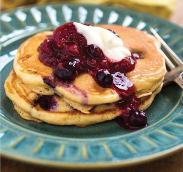 Whole-Grain Buttermilk Pancakes