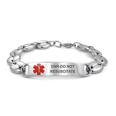 a bracelet that reads 'Do Not Resuscitate' is one addition to Advance Care Planning
