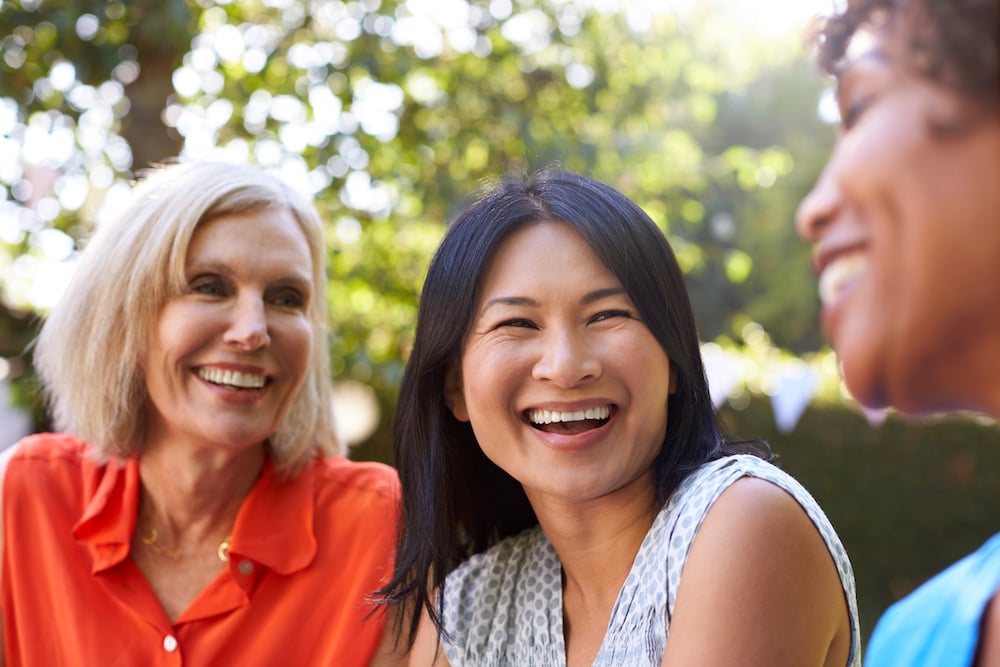 women laughing